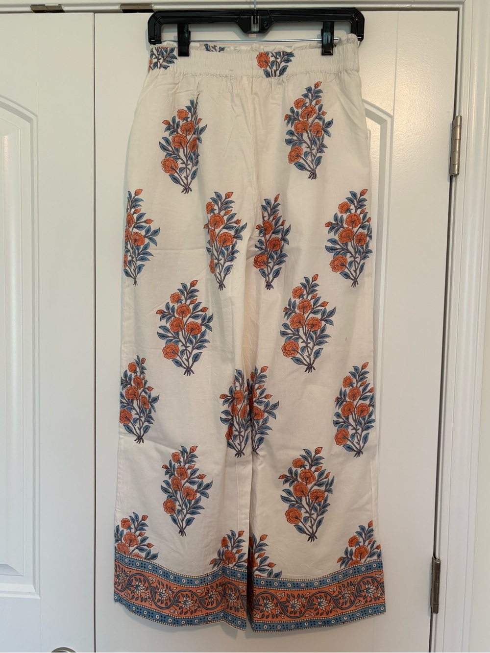 NWT Marea Liz Joy Mia Pant Small Floral Bouquet Elastic Pants - Picture 9 of 9